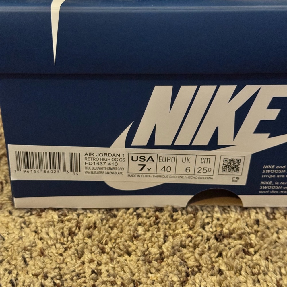 Nike Air Jordan 1 Retro High OG GS Box